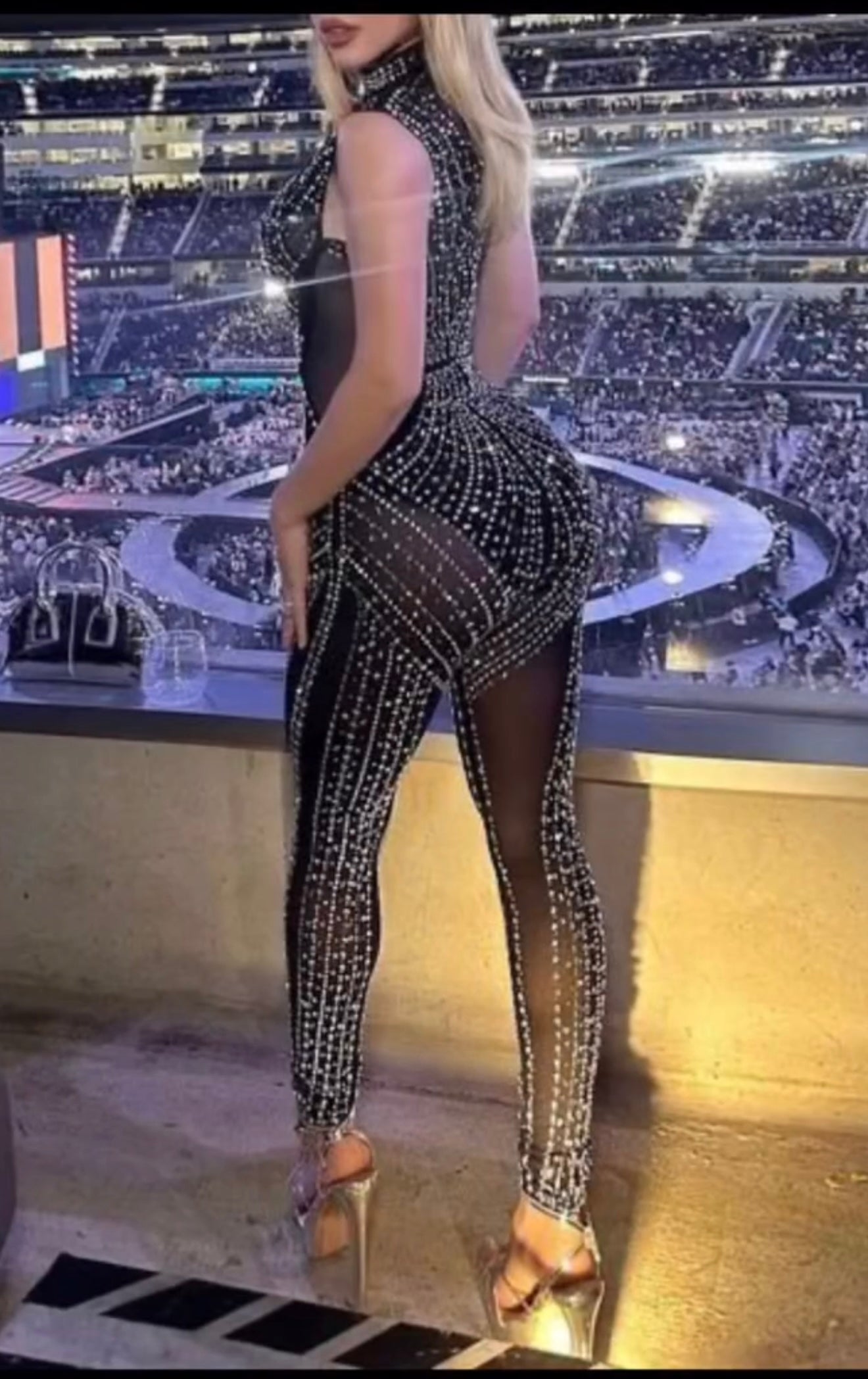 Jumpsuit diamond