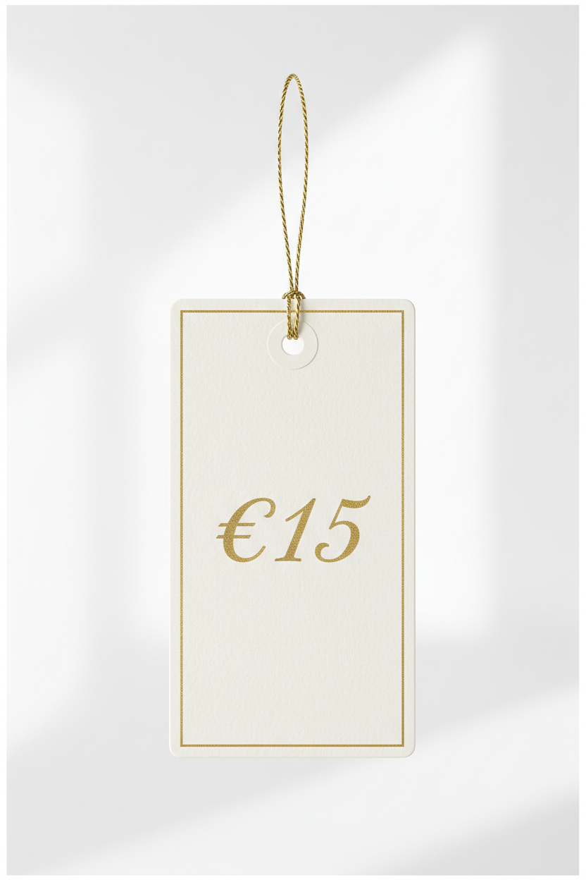Prijskaartje €15