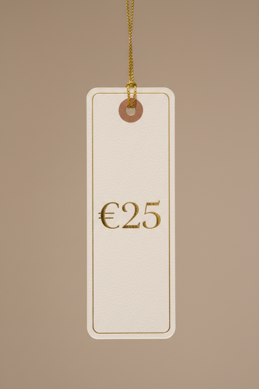 Prijskaartje €25